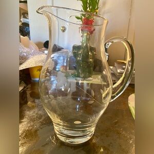 Princess House Exclusive Glass Pitcher